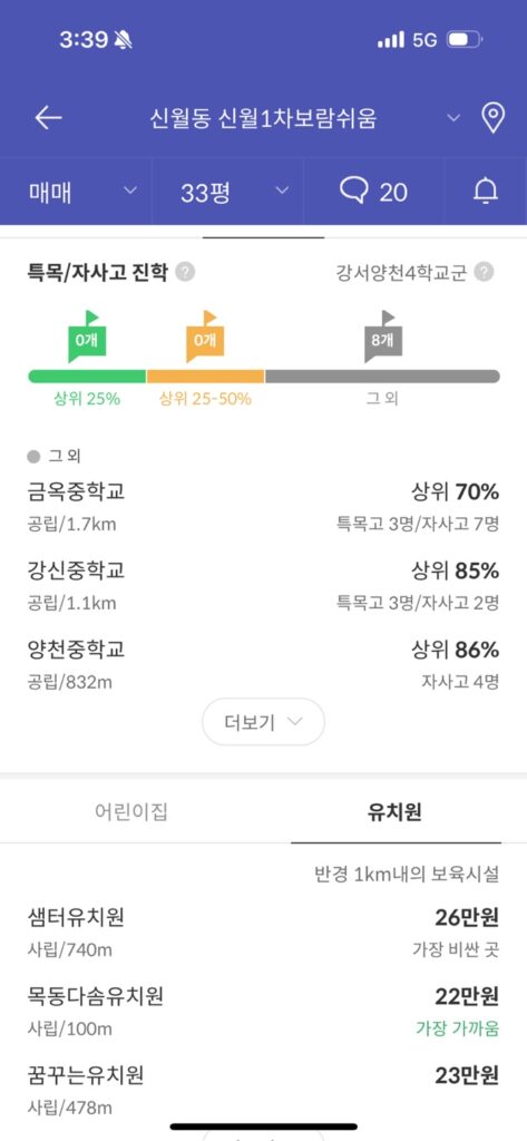 양천구 보람 쉬움 1차 아파트 경매 임장